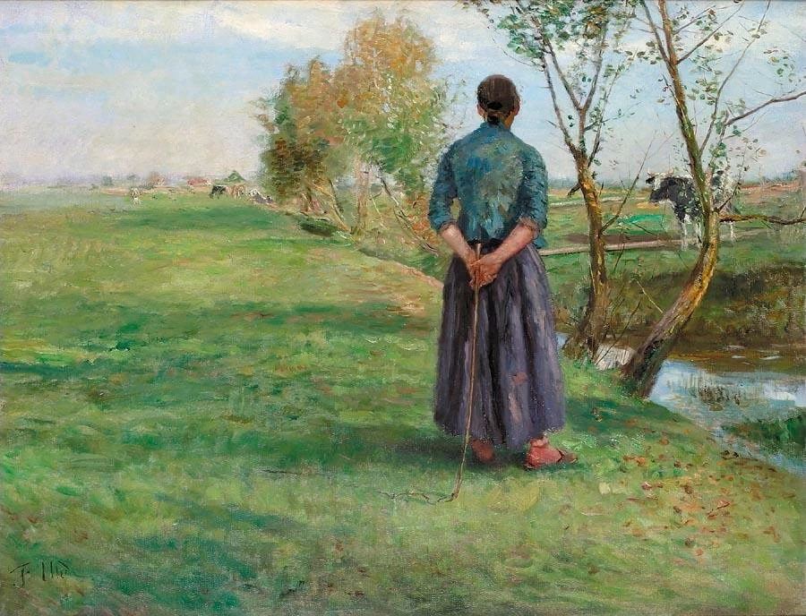 In autunno (La pastorella nel Dachauer Moos)